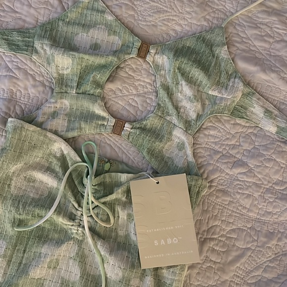 SABOSKIRT Prae Cutout Dress - Happy Daisy - Picture 4 of 7